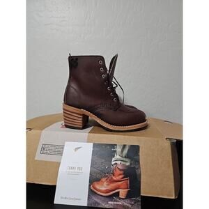 Red Wing Heritage Clara 3406 Boots Women's size 6 Brown Leather Lace Up